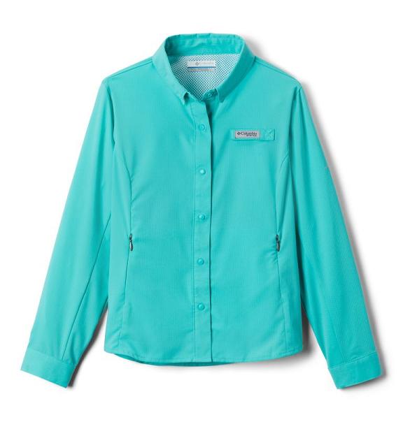 Columbia Girls Shirts UK Sale - PFG Tamiami Clothing Blue UK-560287